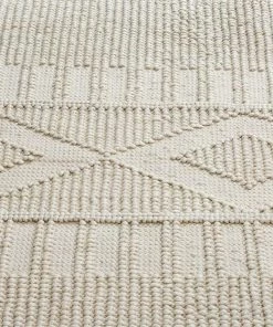 Miss Amara Shaka Ivory Tribal Flatweave Rug All Rugs