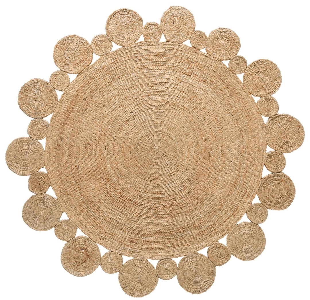Miss Amara Shani Hand Made Circle Play Jute Rug All Rugs