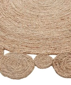 Miss Amara Shani Hand Made Circle Play Jute Rug All Rugs