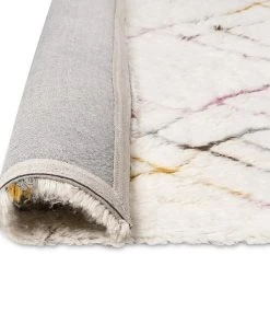 Miss Amara All Rugs Sherry Pastel Multi-Colour Abstract Tribal Shag Rug