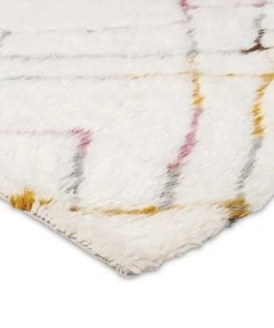 Miss Amara All Rugs Sherry Pastel Multi-Colour Abstract Tribal Shag Rug