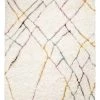 Miss Amara All Rugs Sherry Pastel Multi-Colour Abstract Tribal Shag Rug