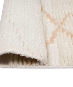 Miss Amara Shona Ivory And Peach Tribal PET Rug All Rugs