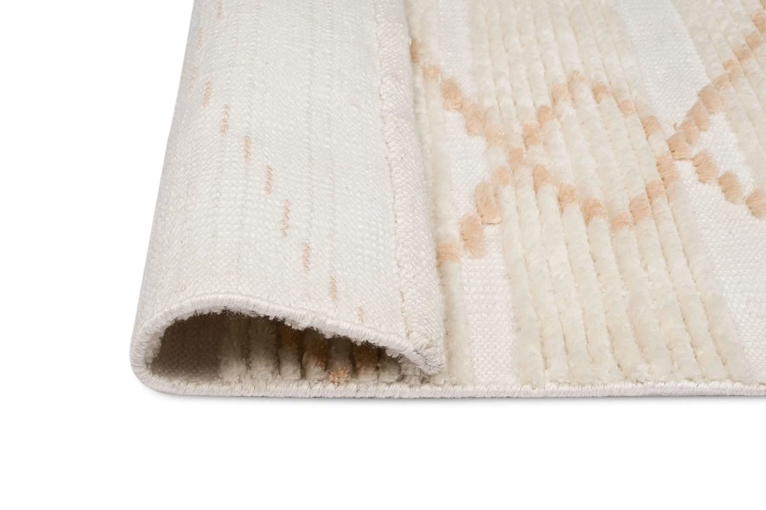 Miss Amara Shona Ivory And Peach Tribal PET Rug All Rugs