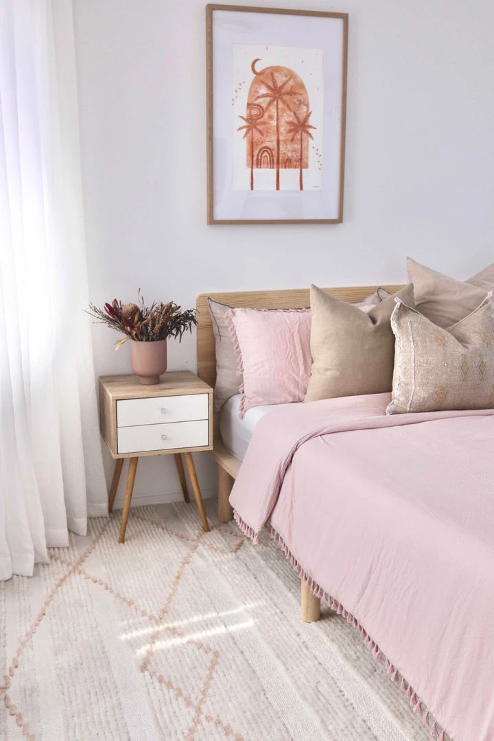 Miss Amara Shona Ivory And Peach Tribal PET Rug All Rugs