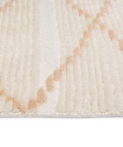 Miss Amara Shona Ivory And Peach Tribal PET Rug All Rugs