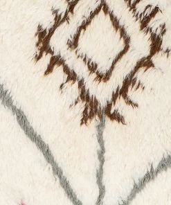 Miss Amara Sibella Pastel Multi-Colour Diamond Tribal Shag Rug