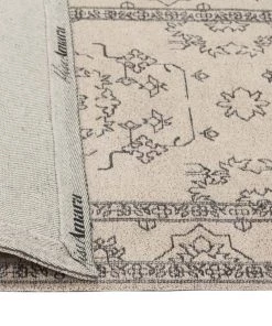 Miss Amara All Rugs Sienna Beige And Black Scandi Print Runner Rug