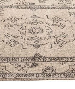 Miss Amara All Rugs Sienna Beige And Black Scandi Print Runner Rug