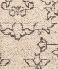 Miss Amara Sienna Beige And Black Scandi Print Round Rug