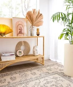 Miss Amara Sienna Beige And Black Scandi Pattern Rug All Rugs