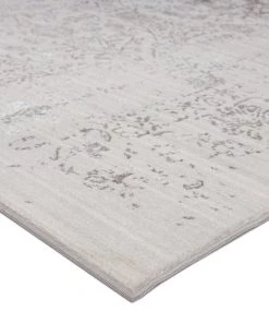 Miss Amara All Rugs Simran Cream Brown And Silver Traditional Floral Rug