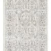 Miss Amara Simran Cream Brown And Silver Traditional Floral Runner Rug