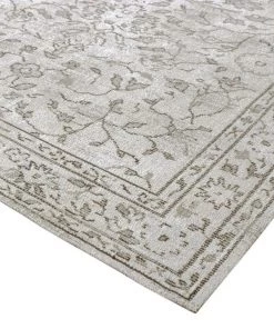 Miss Amara All Rugs Sonia Beige And Grey Floral Pattern Rug