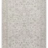 Miss Amara All Rugs Sonia Beige And Grey Floral Pattern Rug