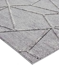 Miss Amara (AU) All Rugs Soraya Grey Abstract Textured Rug