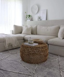 Miss Amara (AU) All Rugs Soraya Grey Abstract Textured Rug