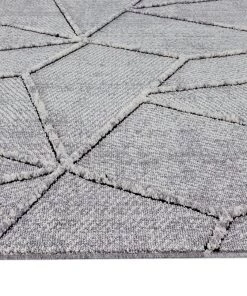Miss Amara (AU) All Rugs Soraya Grey Abstract Textured Rug