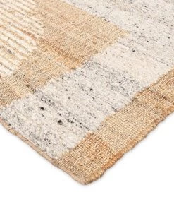 Miss Amara Soto Brown Cream And Grey Modern Jute Rug