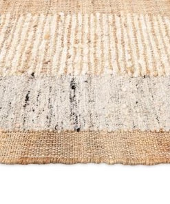 Miss Amara Soto Brown Cream And Grey Modern Jute Rug
