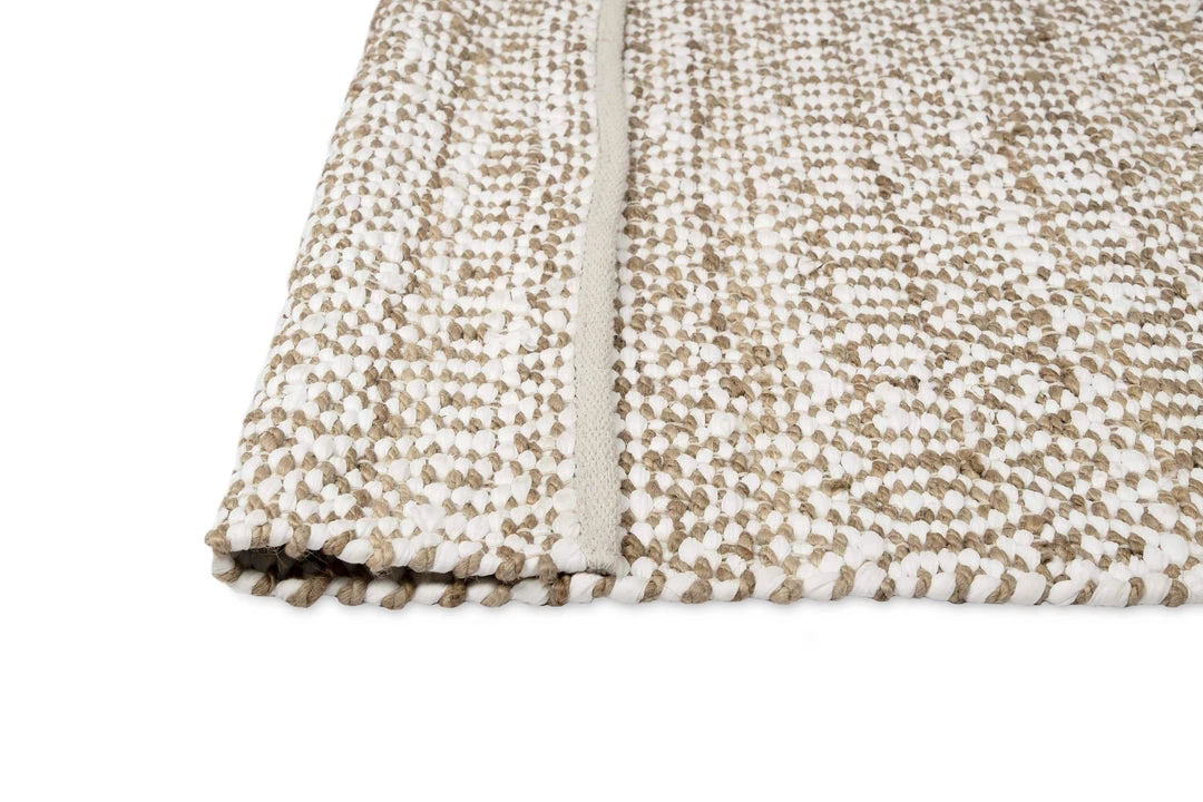 Miss Amara All Rugs Stella Cream And Brown Diamond Jute Rug