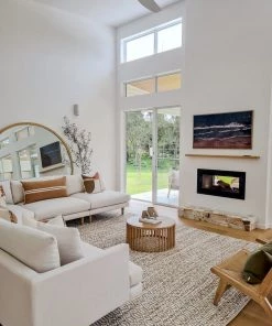 Miss Amara All Rugs Stella Cream And Brown Diamond Jute Rug