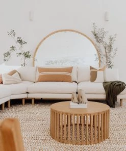 Miss Amara All Rugs Stella Cream And Brown Diamond Jute Rug