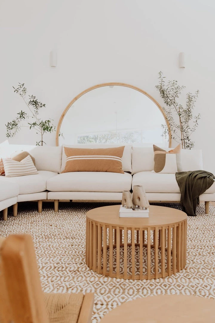 Miss Amara All Rugs Stella Cream And Brown Diamond Jute Rug