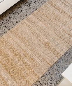 Miss Amara Stevie Tribal Natural Jute Runner Rug