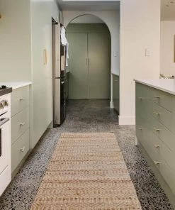 Miss Amara Stevie Tribal Natural Jute Runner Rug