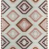Miss Amara All Rugs Suzie Pink And Green Pastel Tribal Print Rug