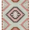 Miss Amara Suzie Pink And Green Pastel Tribal Print Runner Rug All Rugs