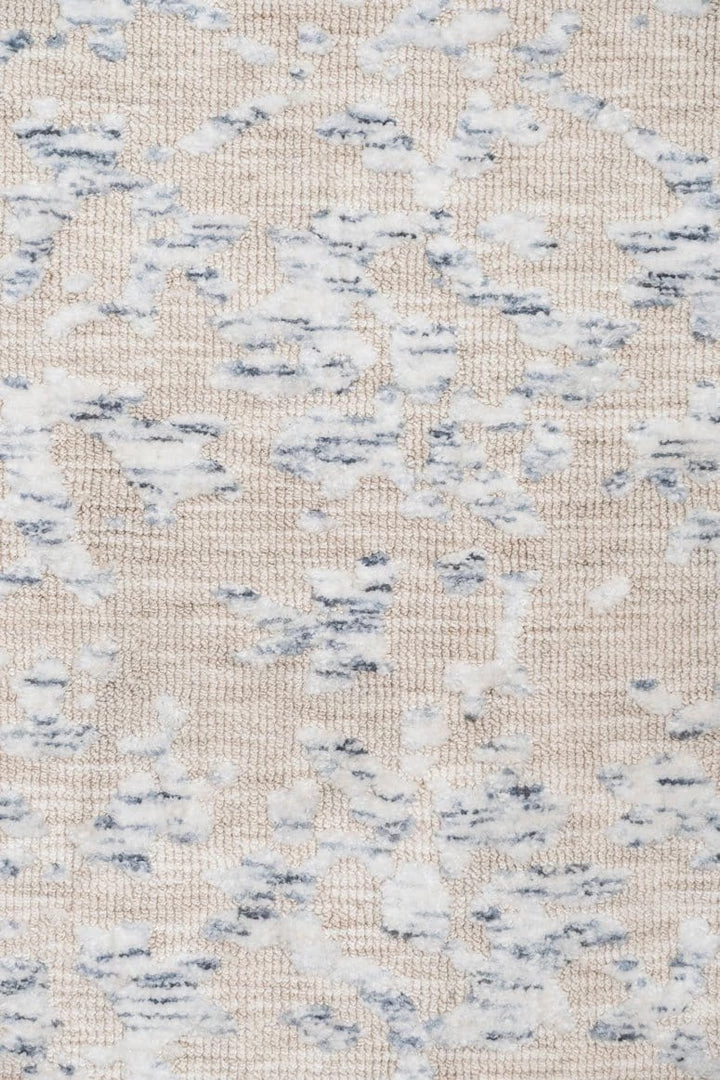 Miss Amara Sylvie Blue And Ivory Floral Transitional Rug