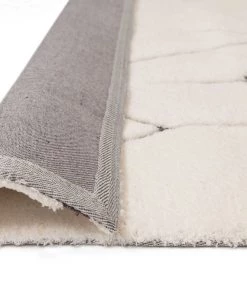 Miss Amara Tahlee Cream And Charcoal Grey Tribal Shag Rug All Rugs