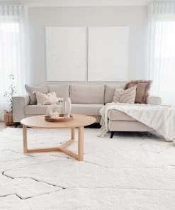 Miss Amara Tahlee Cream And Charcoal Grey Tribal Shag Rug All Rugs