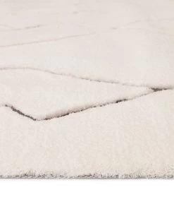 Miss Amara Tahlee Cream And Charcoal Grey Tribal Shag Rug All Rugs