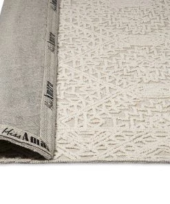 Miss Amara All Rugs Takalo Beige And Ivory Textured Tribal Rug