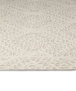 Miss Amara All Rugs Takalo Beige And Ivory Textured Tribal Rug