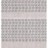 Miss Amara Talia Ivory Black Tribal Textured Rug
