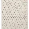 Miss Amara Tamala Cream Tribal Pattern Cotton Rug