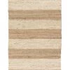 Miss Amara All Rugs Tamsyn Natural And Bleached Striped Jute Runner Rug