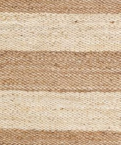 Miss Amara All Rugs Tamsyn Natural And Bleached Striped Jute Rug