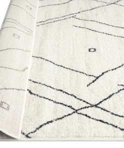 Miss Amara Taryn Grey And Ivory Abstract Tribal Rug