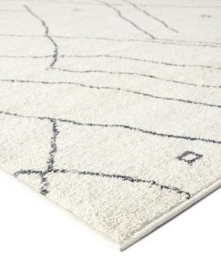 Miss Amara Taryn Grey And Ivory Abstract Tribal Rug