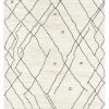 Miss Amara Taryn Grey And Ivory Abstract Tribal Rug