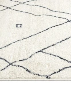 Miss Amara Taryn Grey And Ivory Abstract Tribal Rug