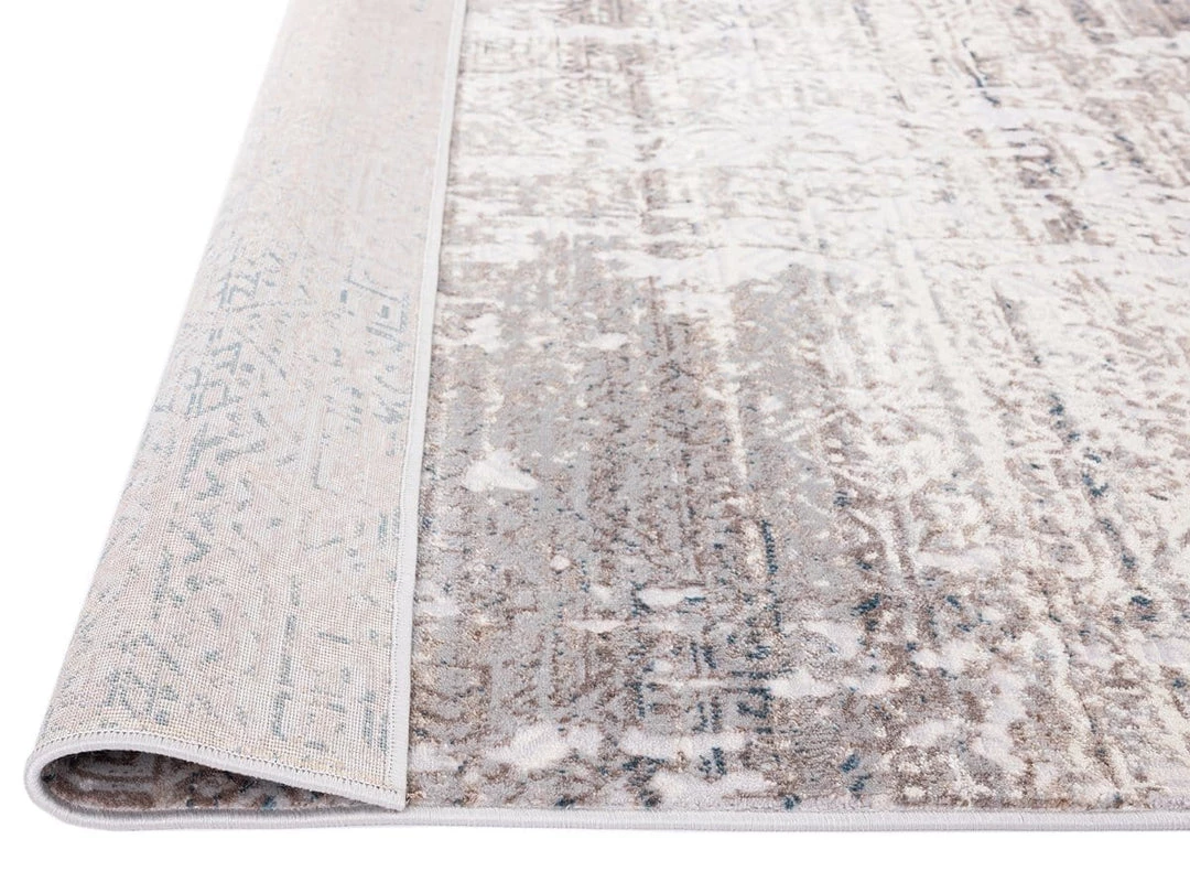 Miss Amara Tatara Grey Brown And Blue Distressed Tribal Runner Rug All Rugs