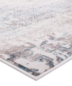Miss Amara Tatara Grey Brown And Blue Distressed Tribal Runner Rug All Rugs