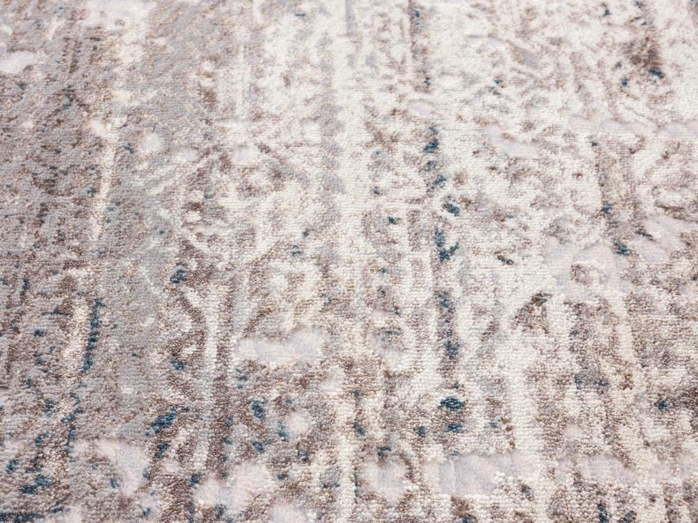 Miss Amara Tatara Grey Brown And Blue Distressed Tribal Runner Rug All Rugs