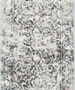 Miss Amara Thea Cream And Grey Traditional Medallion Floral Runner Rug All Rugs